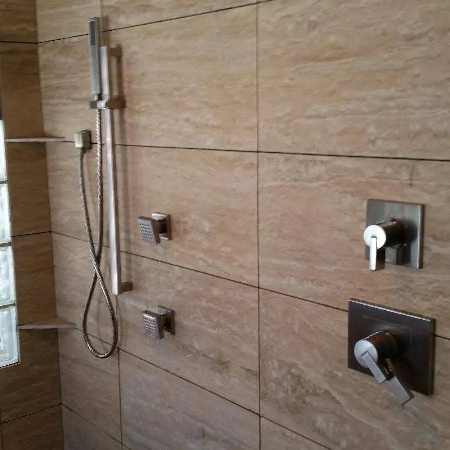 Shower fixture installation for Water Heater Replacement in Bexley
